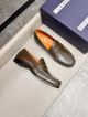 J.M.WESTON Man Dark Green Calfskin Business Leather Shoes 042855 (2)_th.jpg